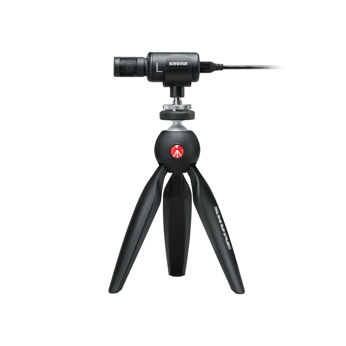 f6263ef7269c4465a2d6cc3a1d7ba517.png Shure MV88+DIG-VIDKIT – MV88+ Video Kit with Digital Stereo Condenser Microphone, Manfrotto PIXI Tripod & Phone Mount for Mobile Recording