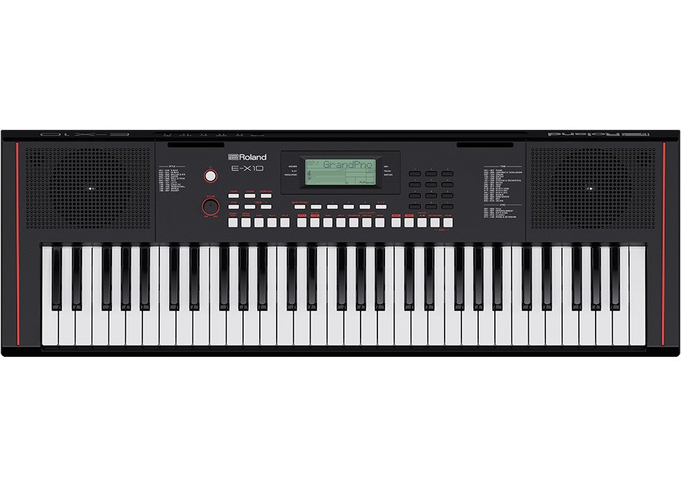 66dd56ccc9180e1edae5186ceee97cab.jpeg Roland EX-10 – 61-Key Arranger Keyboard with Built-in Speakers, Auto Accompaniment & Performance Features