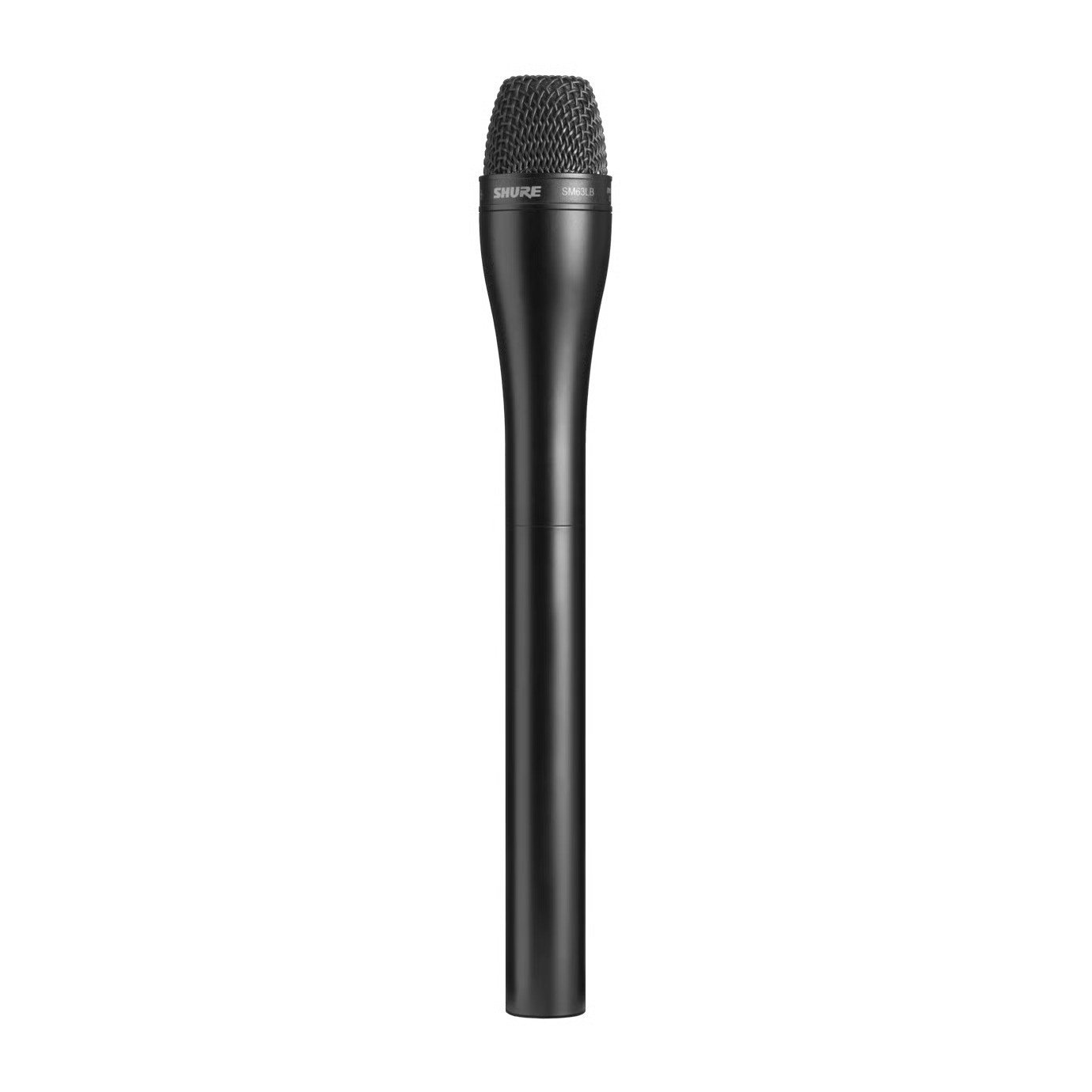 Shure SM63LB – Omnidirectional Dynamic Microphone (9”) with Black Finish for Broadcast, Interviews & Public Speaking