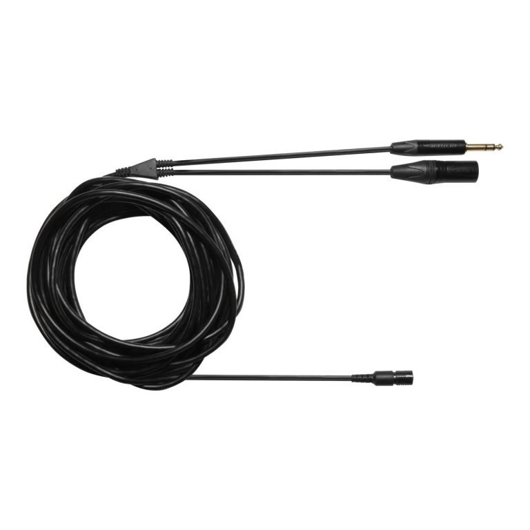 Shure BCASCA-NXLR3QI-25 – Long XLR / 6.3mm Cable Assembly with Neutrik Connector for BRH440M, BRH441M & BRH50M Headsets