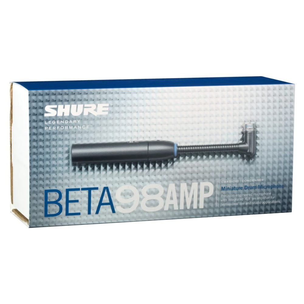 Shure BETA 98AMP/C – Cardioid Condenser Instrument Microphone with Gooseneck