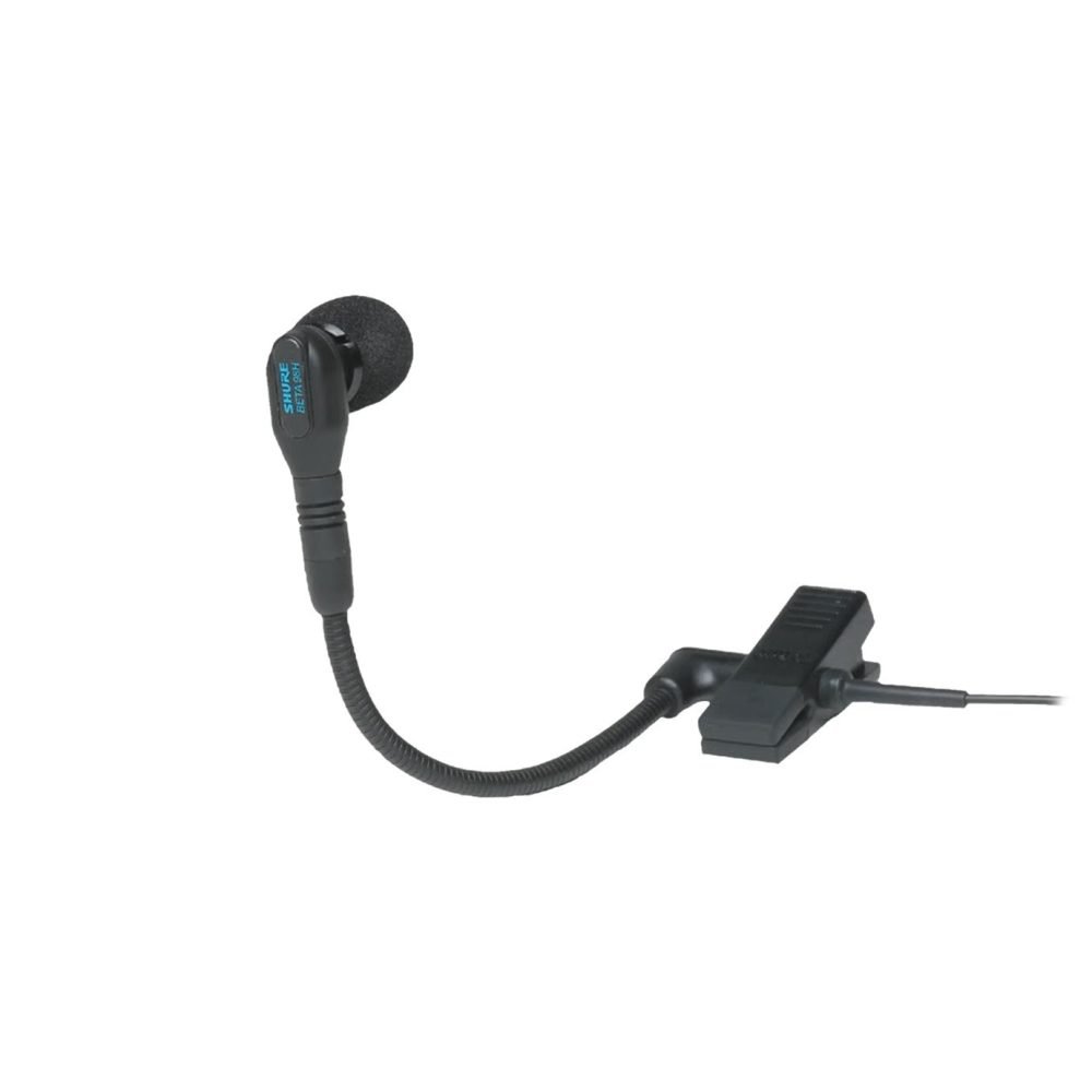 Shure BETA 98H/C – Cardioid Instrument Microphone with Horn Mount