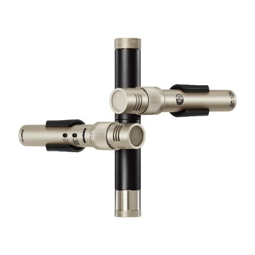 Shure KSM141/SL STEREO – Dual-Pattern End-Address Condenser Microphone Pair with A27M Stereo Mount for Studio & Live Recording
