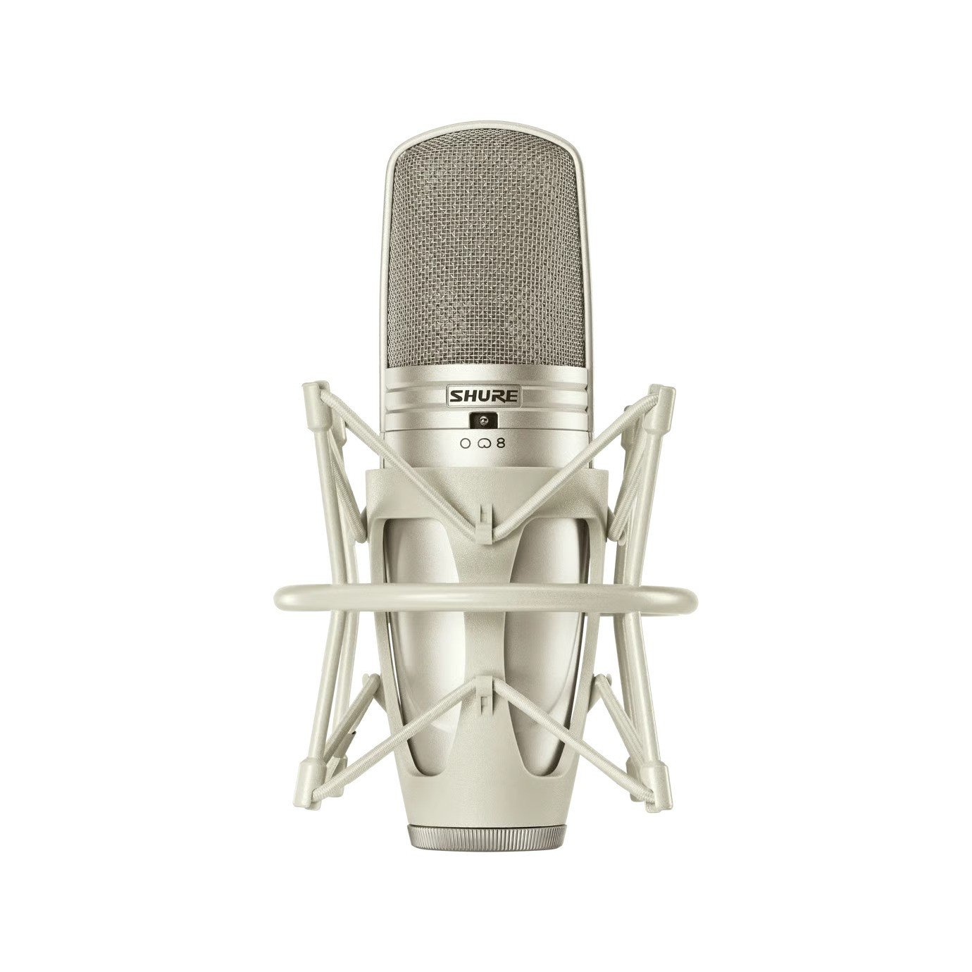 Shure KSM44A/SL – Multi-Pattern Large Dual-Diaphragm Side-Address Condenser Microphone for Studio, Vocal & Instrument Recording (Silver Finish)