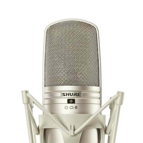 Shure KSM44A/SL – Multi-Pattern Large Dual-Diaphragm Side-Address Condenser Microphone for Studio, Vocal & Instrument Recording (Silver Finish)