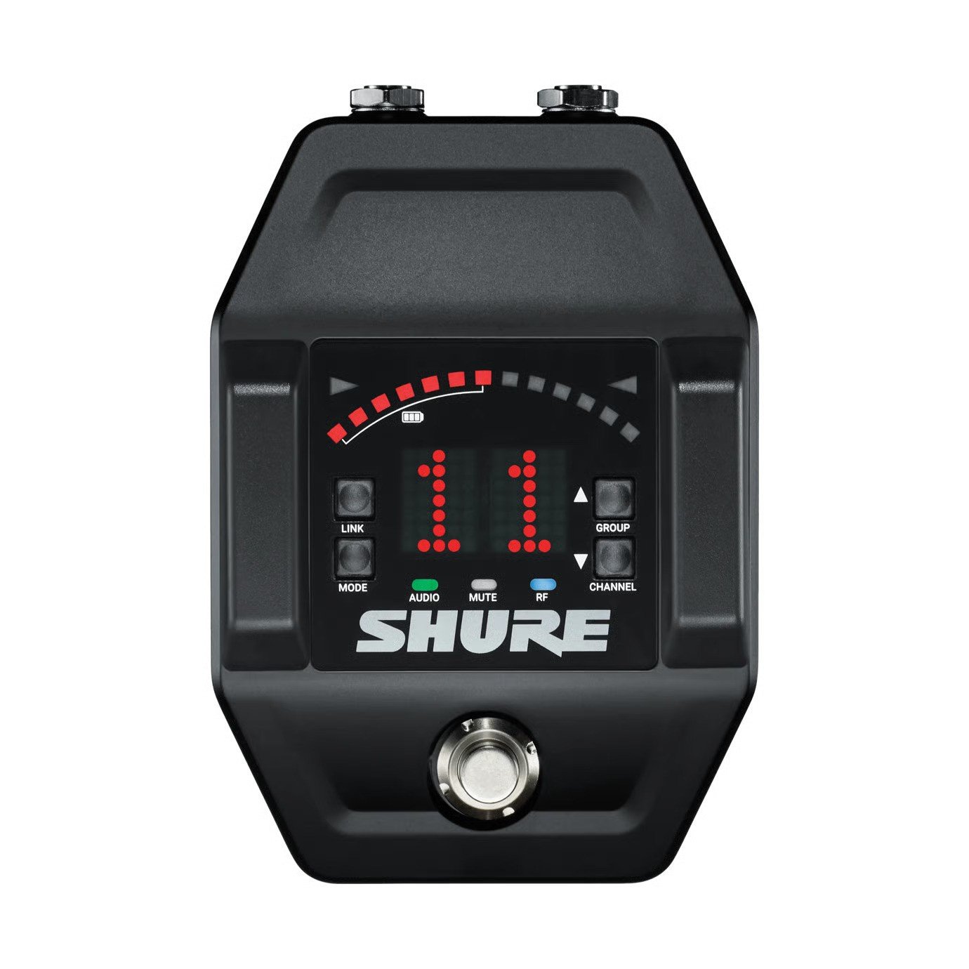 Shure GLXD16+ – Digital Wireless Guitar Pedal System with WA305 Guitar Cable