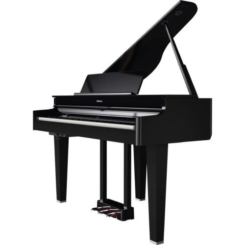 Roland GP-6-PE – Premium Polished Ebony Digital Grand Piano with SuperNATURAL Sound, PHA-50 Keybed & Advanced Multi-Speaker System