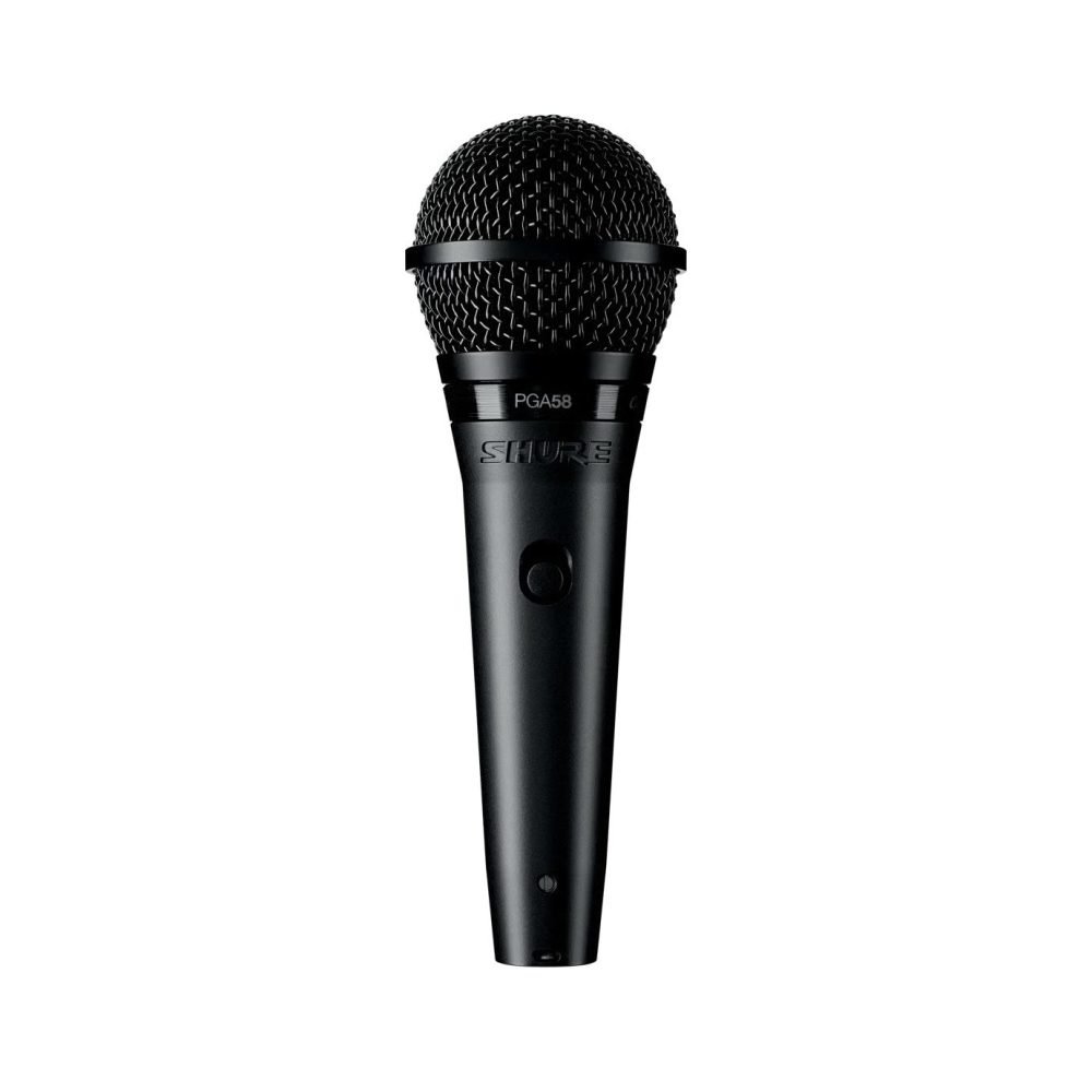 Shure PGA58-QTR – Cardioid Dynamic Vocal Microphone with 6.3mm (¼”) Cable