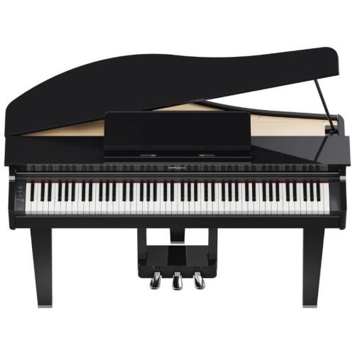 Roland GP-3 – Compact Digital Grand Piano with SuperNATURAL Sound, Premium Cabinet & Integrated Multi-Speaker System