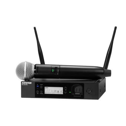 Shure GLXD24R+/SM58 – Digital Wireless Rack System with SM58 Handheld Microphon