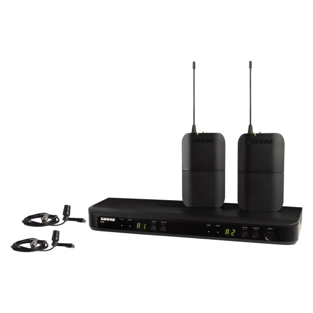 Shure BLX188/CVL – Dual Wireless Presenter System with Two CVL Lavalier Microphones
