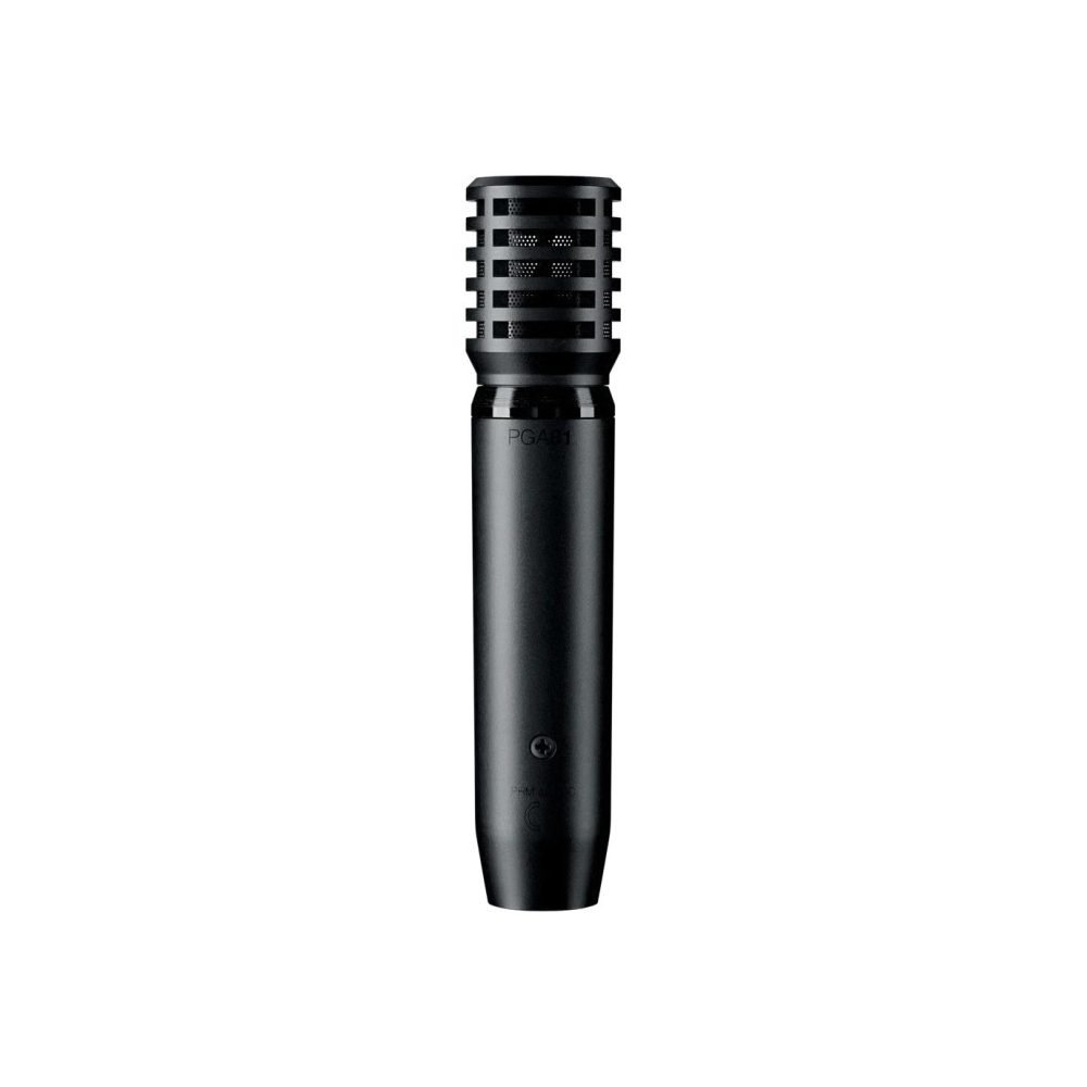 Shure PGA81-LC – Cardioid Condenser Instrument Microphone with High SPL Handling & Studio-Quality Clarity