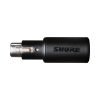 Shure MVX2U – Digital Audio Interface (XLR-to-USB Adapter with Phantom Power)