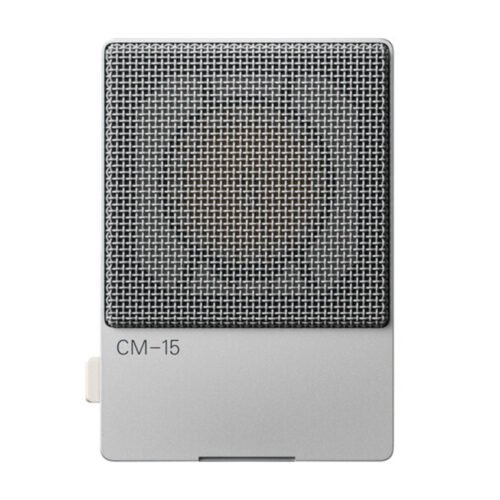 0392293a6ce876d7e3a81ab4a4c6e481.jpeg Teenage Engineering CM-15 (Silver) – Compact USB-C Portable Monitor Speaker with Clear Audio & Sleek Silver Finish
