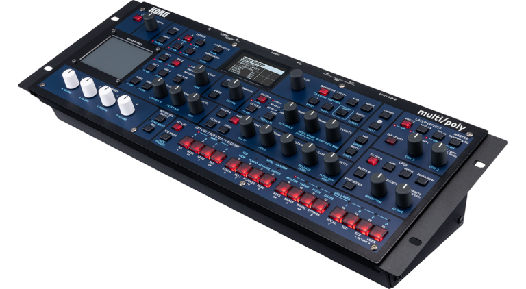 Korg Multi/Poly Module – 4-Oscillator Analog-Modeling Synthesizer Module with 60-Voice Polyphony, Dual Filters, Kaoss Physics & Motion Sequencing 2.0