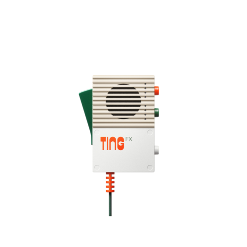 Teenage Engineering EP–2350 ting – Portable Handheld Performance Microphone with Built-In Effects, Bluetooth & Rechargeable Battery