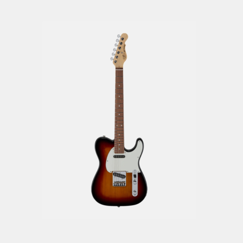 G&L Fullerton Deluxe ASAT Classic Electric Guitar – 3-Tone Sunburst with Caribbean Rosewood Fingerboard & Magnetic Field Design Pickups