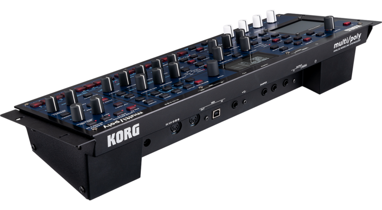 Korg Multi/Poly Module – 4-Oscillator Analog-Modeling Synthesizer Module with 60-Voice Polyphony, Dual Filters, Kaoss Physics & Motion Sequencing 2.0