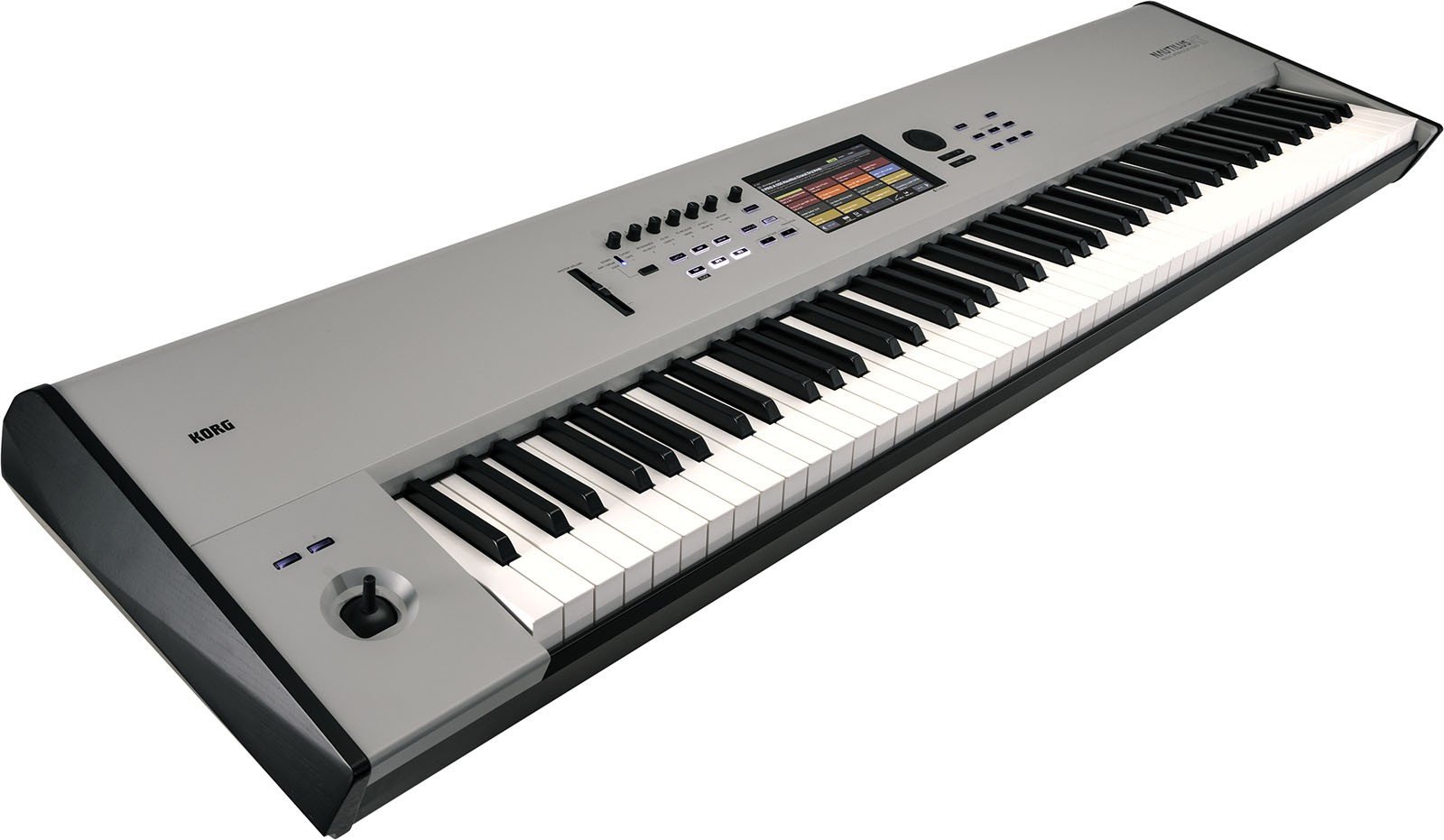 3369e866edee7ed5ed7f4c457a83bc77.jpeg Korg NAUTILUS-88 AT GR – 88-Key Hammer-Action Workstation Keyboard with Aftertouch, Premium Grandstage Red Finish & Enhanced Sound Engines