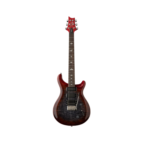 PRS SE Studio Electric Guitar – Charcoal Cherry Burst with Versatile Humbuckers & Comfortable Playability