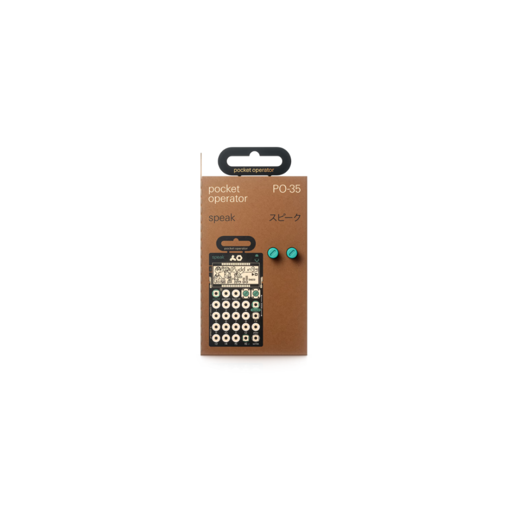 Teenage Engineering PO-35 Speak – Vocal Synthesizer & Sampler Pocket Operator with 8 Voice Modes, Sequencer & Built-In Mic