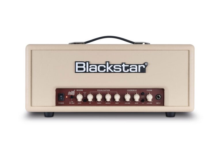 Blackstar Debut 100RH Cream – 100-Watt Solid-State Guitar Amplifier Head with Dual Channels, Built-In Reverb & ISF Tone Shaping