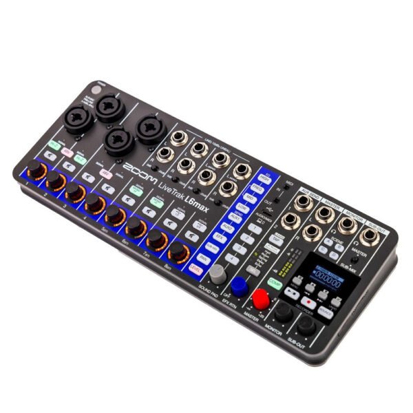 Zoom LiveTrak L6max 12-Channel Digital Mixer – Portable Live Mixer, Multitrack Recorder & USB Audio Interface