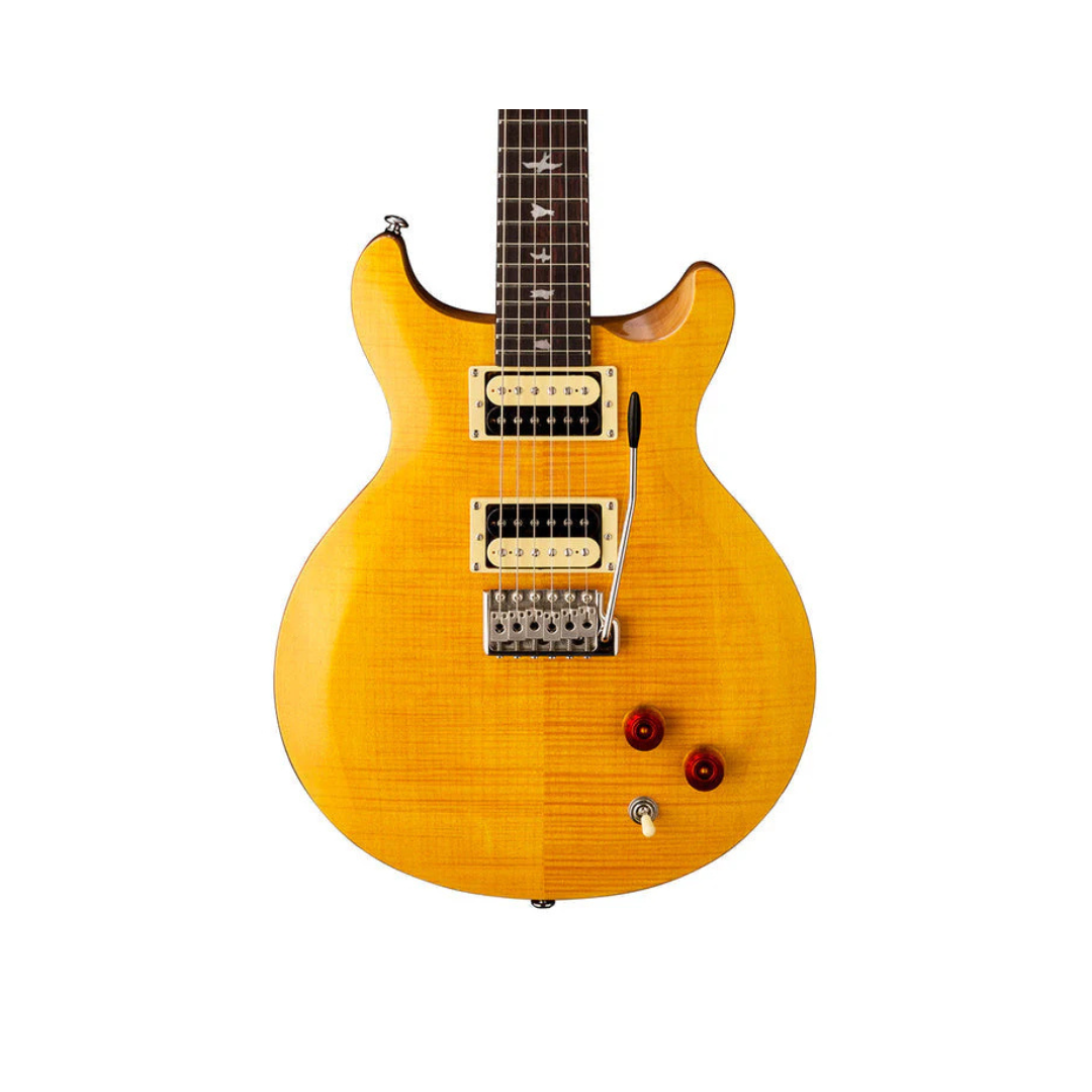 PRS SE Santana Electric Guitar – Santana Yellow with Signature Seymour Duncan Pickups & Vintage Styling