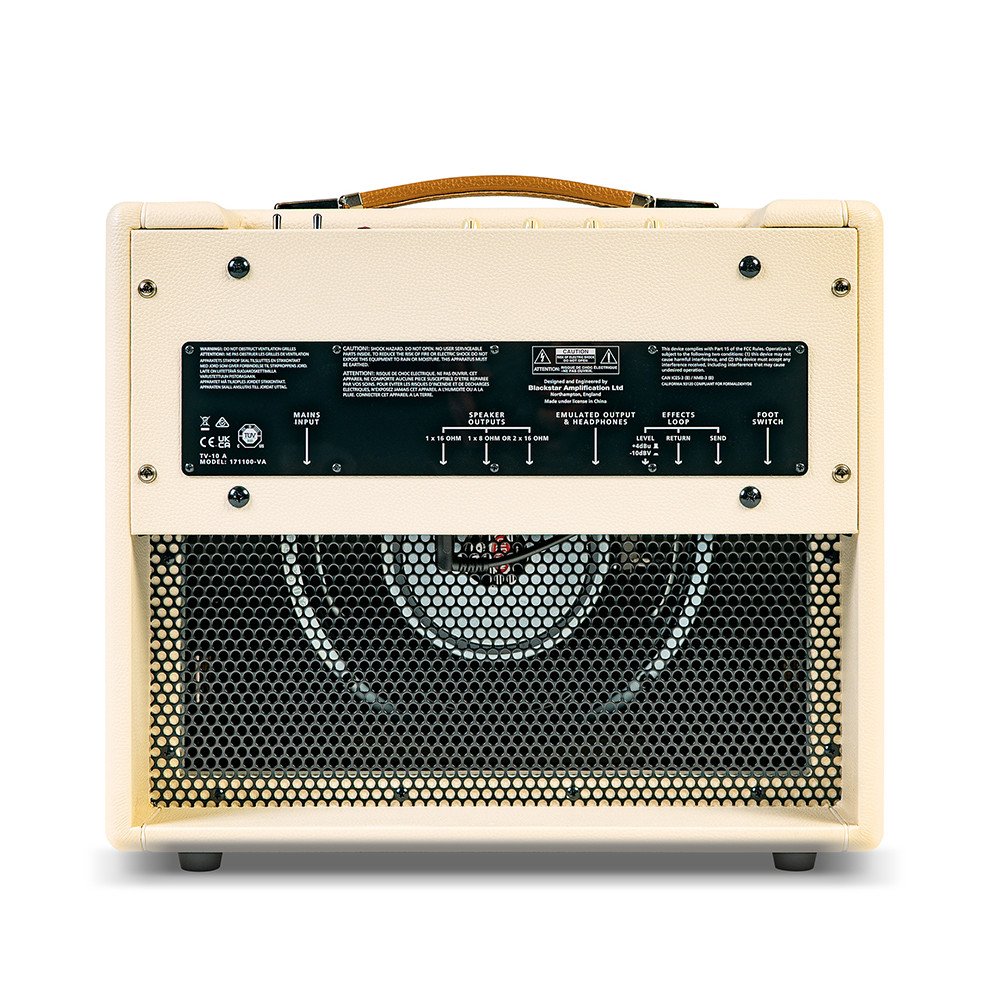 Blackstar TV-10 A – 10-Watt Tube Guitar Combo Amplifier with 1×12″ Speaker and Vintage American Tone