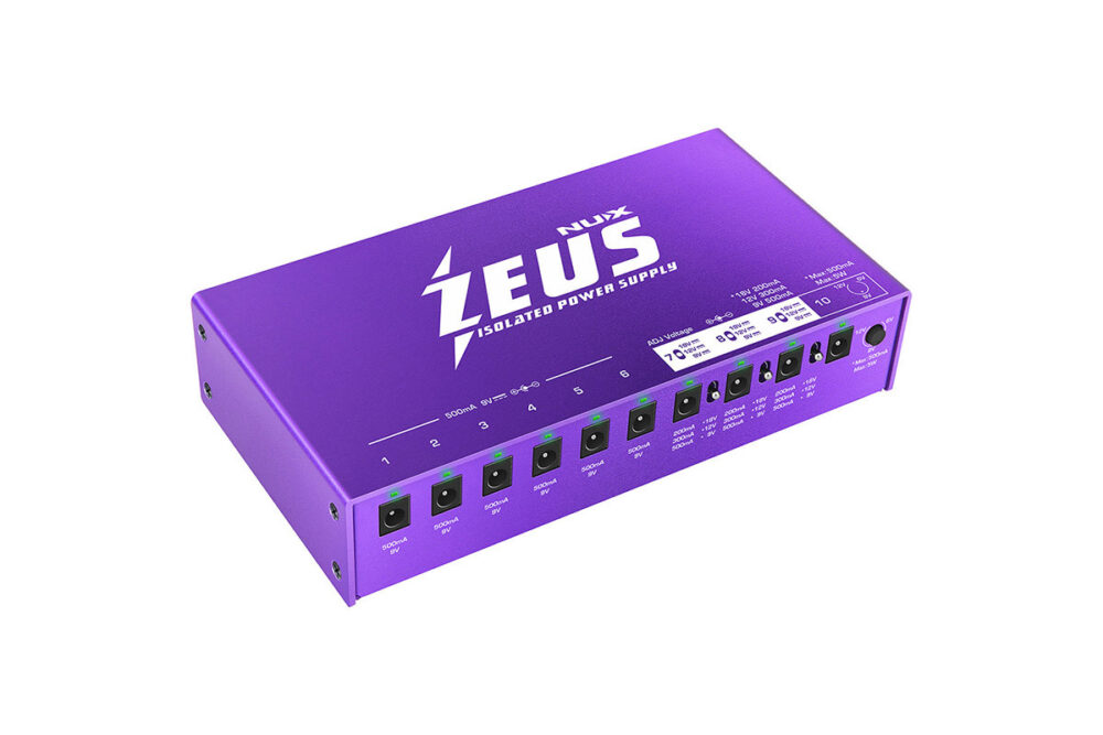 NUX ZEUS NIP-Z10 Guitar Pedal Isolated Power Supply