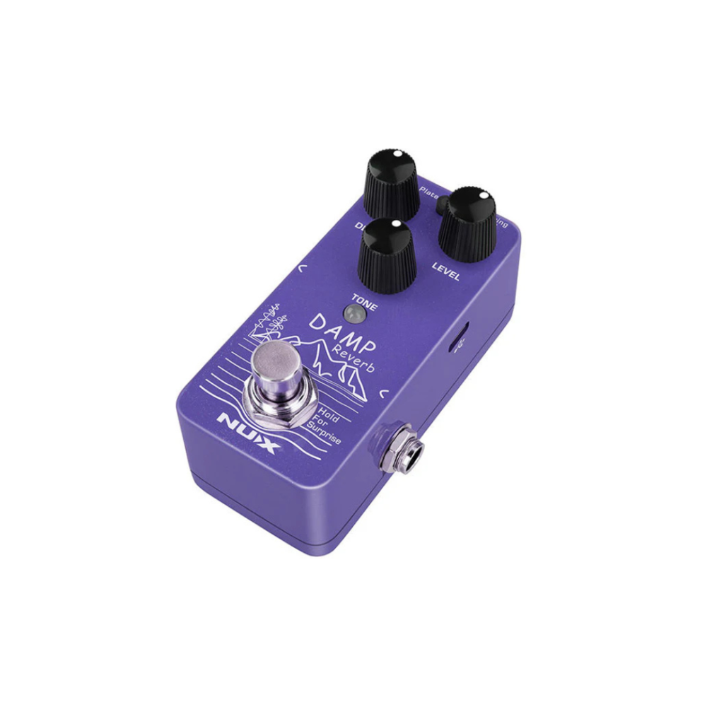 NUX NRV-3 Damp Reverb – Mini Electric Guitar Effect Pedal with Smooth Ambient Reverb