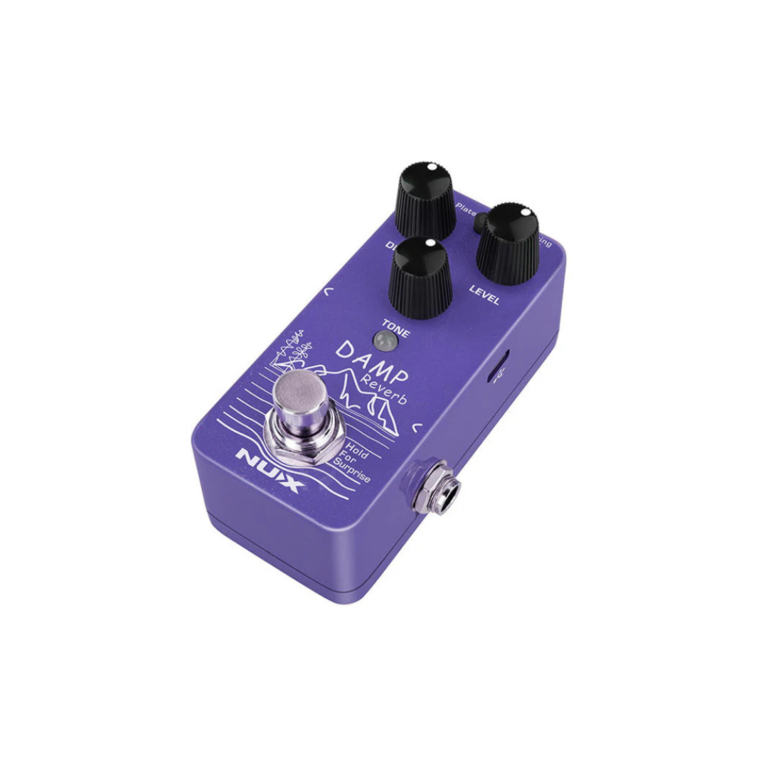 NUX NRV-3 Damp Reverb – Mini Electric Guitar Effect Pedal with Smooth Ambient Reverb