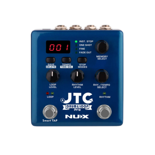 NUX NDL‑5 JTC Drum & Loop Pro – Dual Switch Looper Guitar Effects Pedal with Drum Machine & Looping Functions