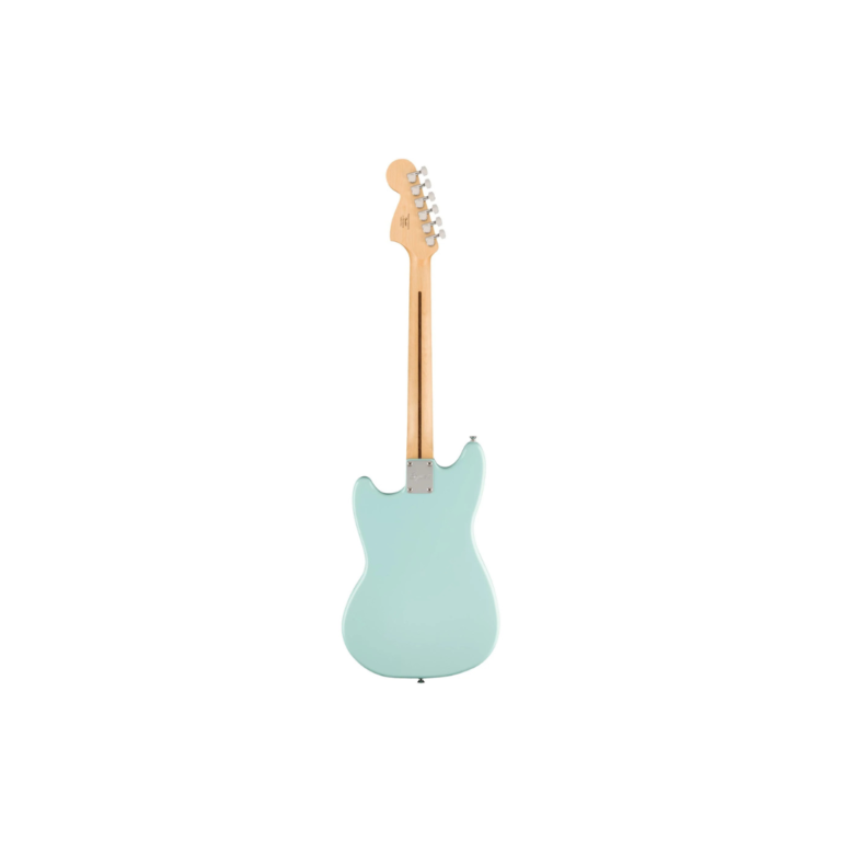 0aa62a68d0c0085782b3f4d400e2e079.png Squier FSR Sonic Mustang HH Electric Guitar w/White Pickguard, Maple FB, Sonic Blue