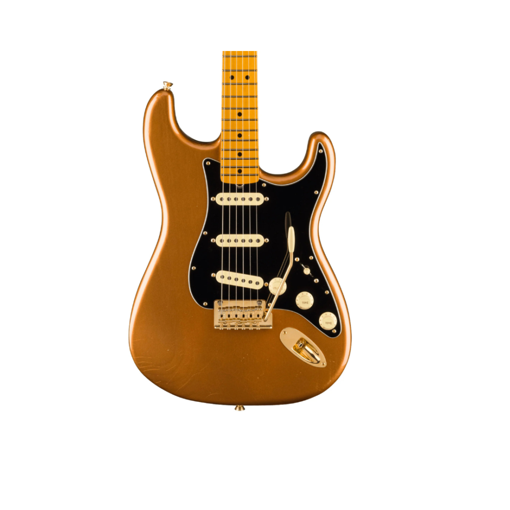 Fender Limited Edition Bruno Mars Stratocaster Electric Guitar – Maple Fingerboard, Mars Mocha with Custom-Voiced Pickups