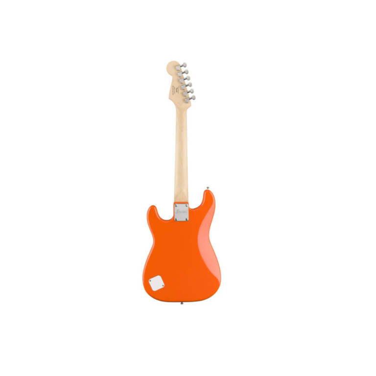 1a7fca1734774f2fbef36e7d3b29157c.png Squier FSR Mini Stratocaster Electric Guitar, Laurel FB, Competition Orange