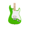27cba6da5daff508dcd90ed20d19f9e0.png Squier FSR Sonic Stratocaster HT H Electric Guitar, Maple FB, Lime Green