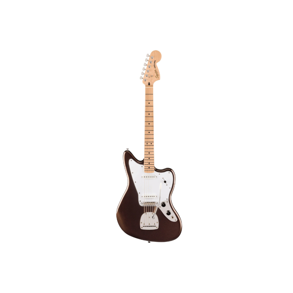 Squier Affinity Series Jaguar Electric Guitar, Maple FB, Mystic Metallic Brown