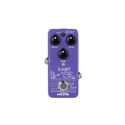 NUX NRV-3 Damp Reverb – Mini Electric Guitar Effect Pedal with Smooth Ambient Reverb