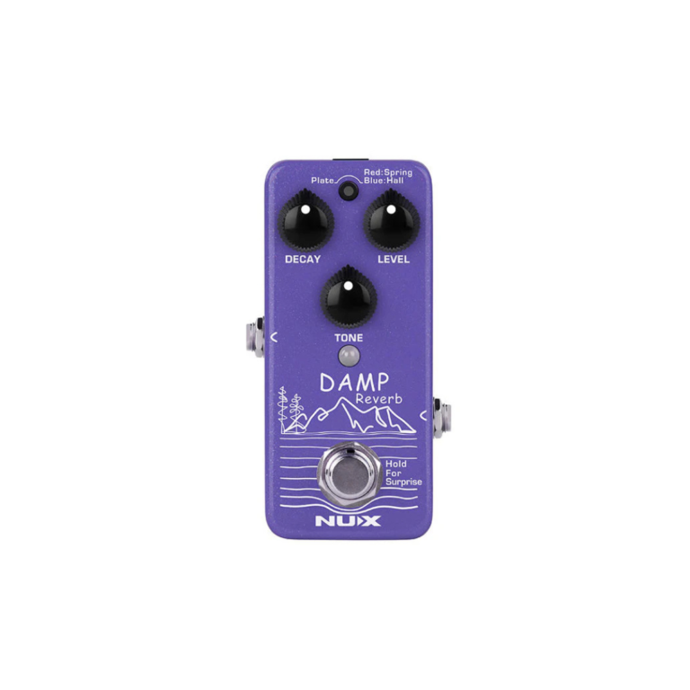 NUX NRV-3 Damp Reverb – Mini Electric Guitar Effect Pedal with Smooth Ambient Reverb