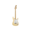 Fender Artist Yngwie Malmsteen Stratocaster Electric Guitar – Scalloped Maple Fingerboard, Vintage White with Seymour Duncan Pickups