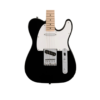 Squier Sonic Telecaster Electric Guitar w/White Pickguard, Maple FB, Black