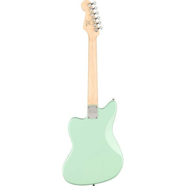 Squier Mini Jazzmaster HH Electric Guitar, Maple FB, Surf Green