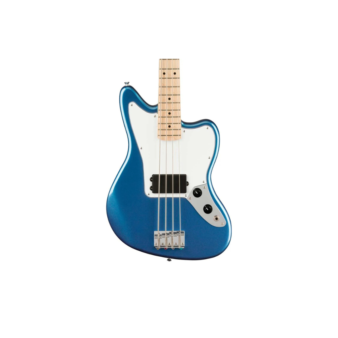Squier Affinity Series Jag Bass Guitar, Maple FB, Lake Placid Blue