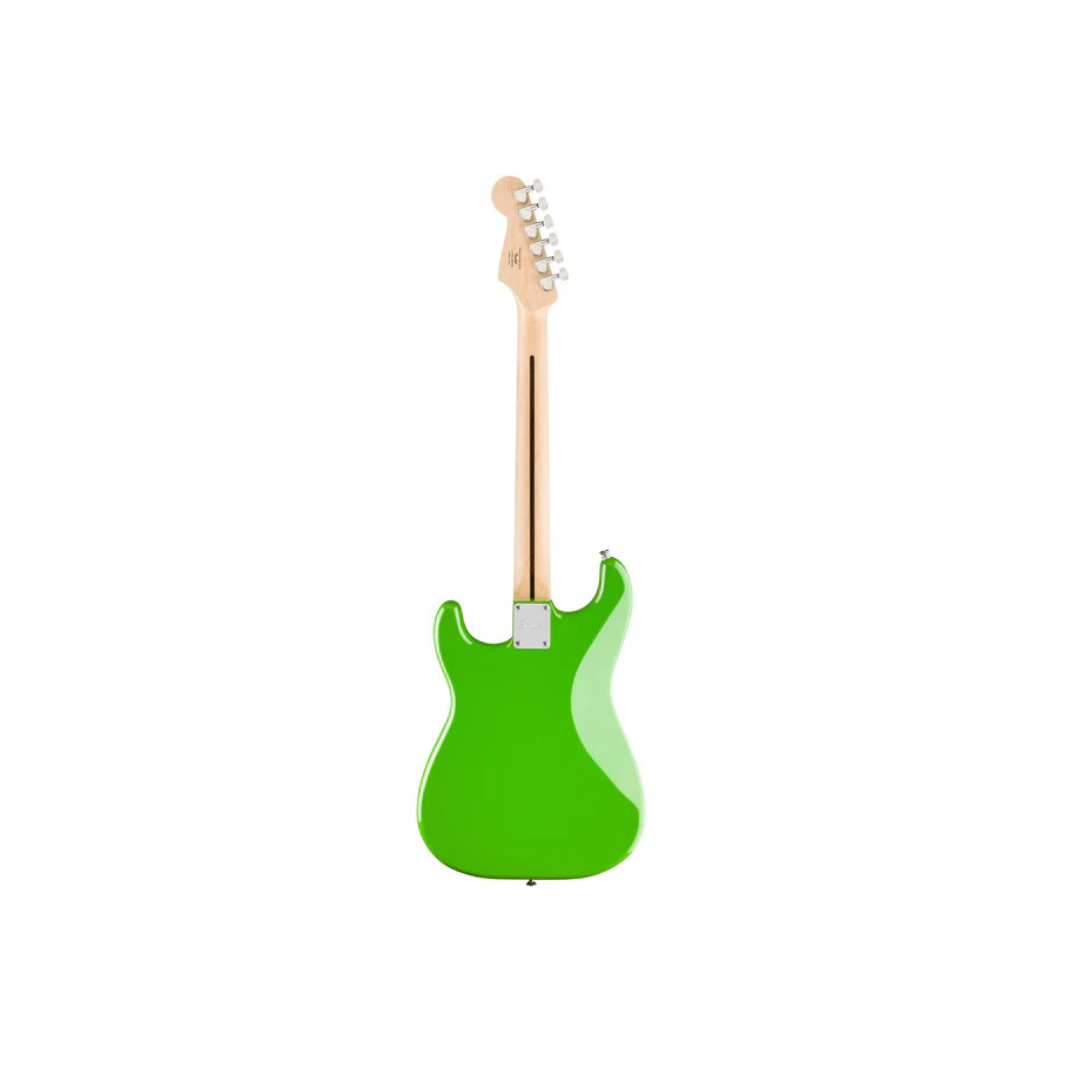 14dbd70842a0c763539548a6ebe81f1b.png Squier FSR Sonic Stratocaster HT H Electric Guitar, Maple FB, Lime Green
