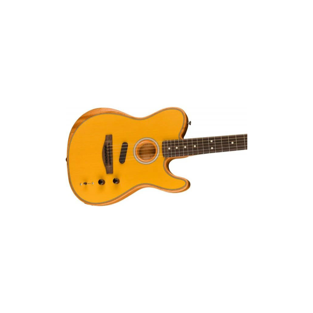 Fender Acoustasonic Player Telecaster Electric Guitar, Butterscotch Blonde
