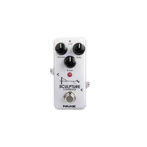 NUX NCP‑2 Sculpture Mini Compressor – Guitar Effect Pedal with Dual Clip Mode for Smooth Dynamic Control