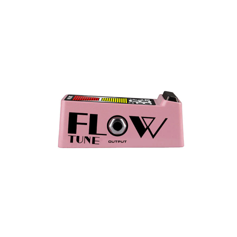 NUX NTU-3 Flow Tune – True & Buffered Bypass Mini Guitar Pedal Tuner in Pink (NTU3)