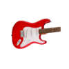 Squier Sonic Stratocaster HT Electric Guitar w/White Pickguard, Laurel FB, Torino Red