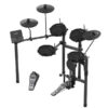 NUX DM-110 – 5-Piece Digital Electronic Drum Set with Kick Pedal Package (DM110 DM1)